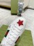 Gucci Women's Ace Sneakers in White Leather with Stars
