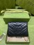Gucci GG Marmont Trifold Wallet In Black Matelasse Leather
