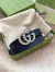 Gucci Pearl Double G Belt 20MM in Black Leather