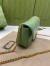 Gucci GG Marmont Super Mini Bag in Green Chevron Leather