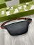 Gucci Belt Bag in Black Print Leather