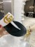 Gucci Thong Sandals in White Leather with Double G