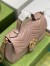 Gucci GG Marmont Small Top Handle Bag in Nude Chevron Calfskin