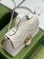 Gucci GG Marmont Small Top Handle Bag in White Chevron Calfskin