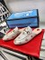 Gucci Women's Princetown Slippers in White Leather with Bees and Stars