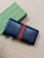 Gucci Ophidia Continental Wallet in Black Leather