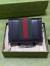 Gucci Ophidia Card Case Wallet in Black Leather