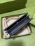 Gucci Ophidia Card Case Wallet in Black Leather