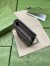 Gucci Ophidia Card Case Wallet in Beige Canvas with Brown Leather