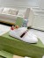 Gucci Men's Elastic Stripe Sneakers in White Leather