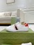 Gucci Men's Elastic Stripe Sneakers in White Leather