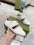 Gucci Men's Elastic Stripe Sneakers in White Leather