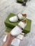 Gucci Men's Elastic Stripe Sneakers in White Leather