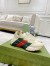 Gucci Men's Rhyton Sneakers with Web Print 