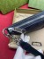 Gucci Portfolio Pouch in Black GG Canvas with Web