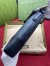Gucci Portfolio Pouch in Black GG Canvas with Web