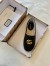 Gucci Espadrilles in Black Matelasse Leather with Double G