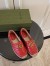 Gucci Espadrilles in Red Matelasse Leather with Double G