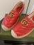 Gucci Espadrilles in Red Matelasse Leather with Double G