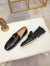Gucci Men's Horsebit Slip-on Loafer in Black Leather with Web