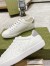Gucci Women's Ace Sneakers in White Leather with Interlocking G