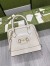 Gucci Horsebit 1955 Small Top Handle Bag in White Calfskin