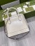 Gucci Horsebit 1955 Small Top Handle Bag in White Calfskin