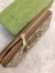 Gucci Horsebit 1955 Zip Around Wallet in GG Supreme with Brown Leaher