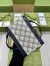 Gucci Horsebit 1955 Mini Bag in Blue GG Supreme Canvas