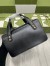 Gucci Horsebit 1955 Small Top Handle Bag in Black Leather