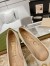 Gucci Ballet Flats in Light Pink Leather with Horsebit