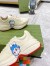 Gucci Men's Doraemon x Gucci Rhyton Sneakers in White Leather