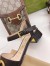 Gucci Ankle Strap Sandals in Black Leather with Horsebit