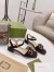 Gucci Ankle Strap Sandals in Black Leather with Horsebit