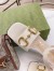 Gucci Ankle Strap Sandals in White Leather with Horsebit