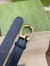 Gucci G Buckle Belt 30MM in Black Leather