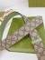 Gucci GG Marmont Reversible Belt 38MM in GG Supreme with Green Leather