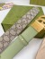 Gucci GG Marmont Reversible Belt 38MM in GG Supreme with Green Leather