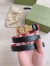 Gucci GG Marmont Reversible Belt 20MM in Black/Red Leather