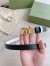Gucci GG Marmont Reversible Belt 20MM in Black/White Leather