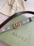 Gucci GG Marmont Reversible Belt 20MM in GG Canvas and Brown Leather
