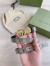Gucci GG Marmont Reversible Belt 20MM in GG Canvas and Black Leather