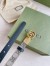 Gucci GG Marmont Reversible Belt 20MM in GG Canvas and Black Leather