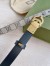 Gucci GG Marmont Reversible Belt 20MM in GG Canvas and Black Leather