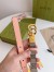 Gucci GG Marmont Reversible Belt 20MM in GG Canvas and Pink Leather