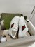 Gucci Men's Sneakers in White Leather with Web