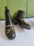 Gucci Chelsea Boots in Black Leather with Chain