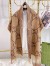 Gucci GG Cashmere Jacquard Scarf in Beige and Brown
