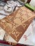 Gucci GG Cashmere Jacquard Scarf in Beige and Brown