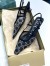 Gucci Slingback Pumps 35MM In Black Mesh with GG Crystals